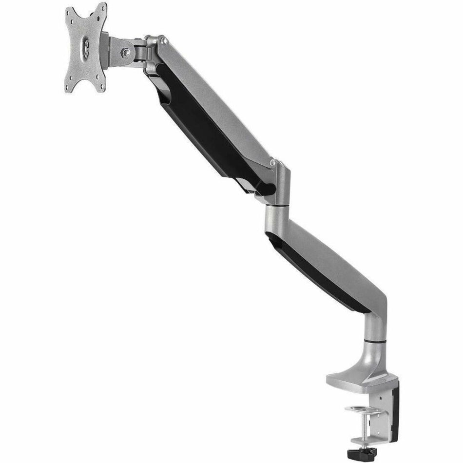 SIIG Single 45" Monitor Arm Mount 26.4 lbs-Gray - Fits17"-45" Screens, up to 26.4 lbs, VESA 75/100/200 - CE-MT5B11-S1