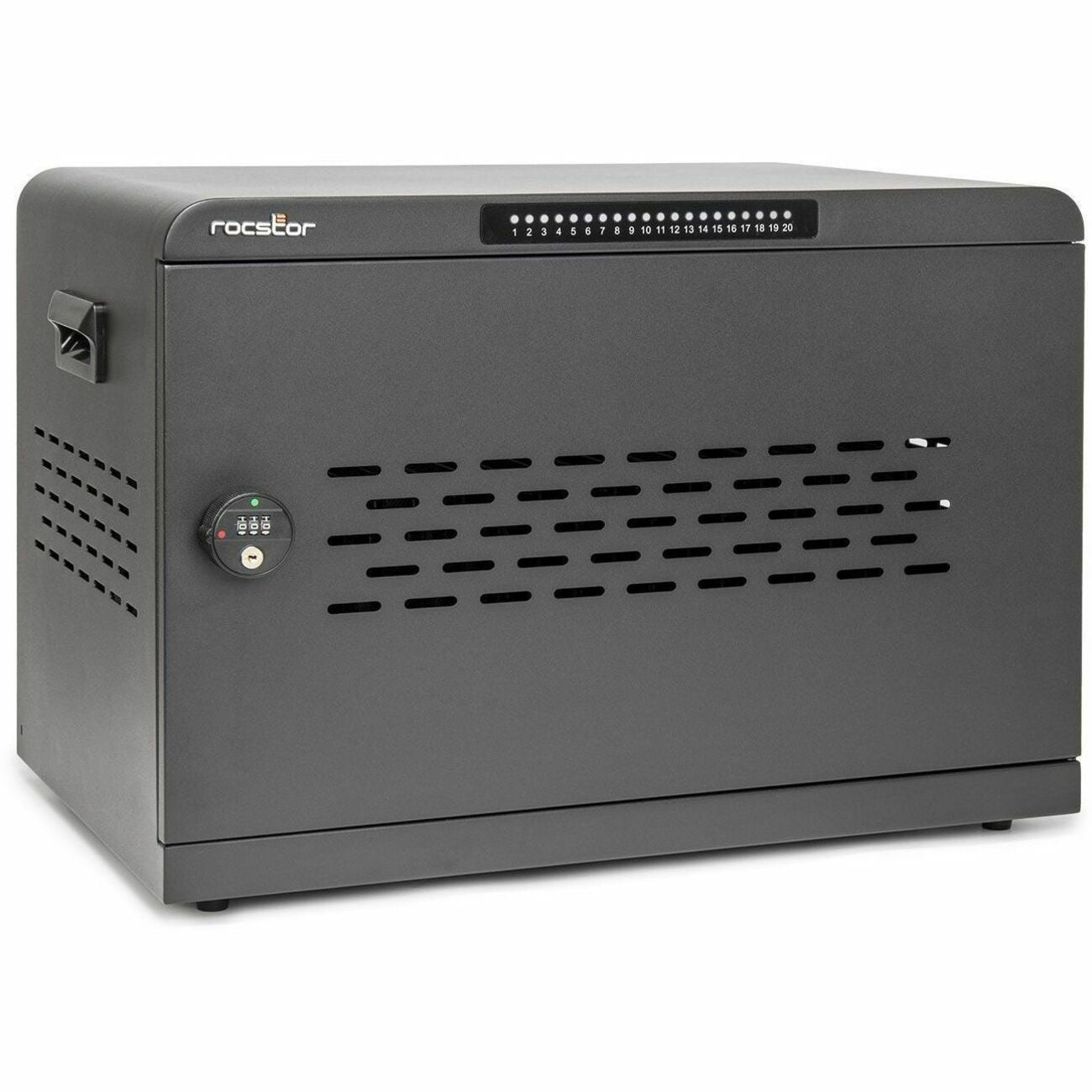 Rocstor Volt UC20 USB-C 20-Device Charging Station Cabinet - VT0030-B1