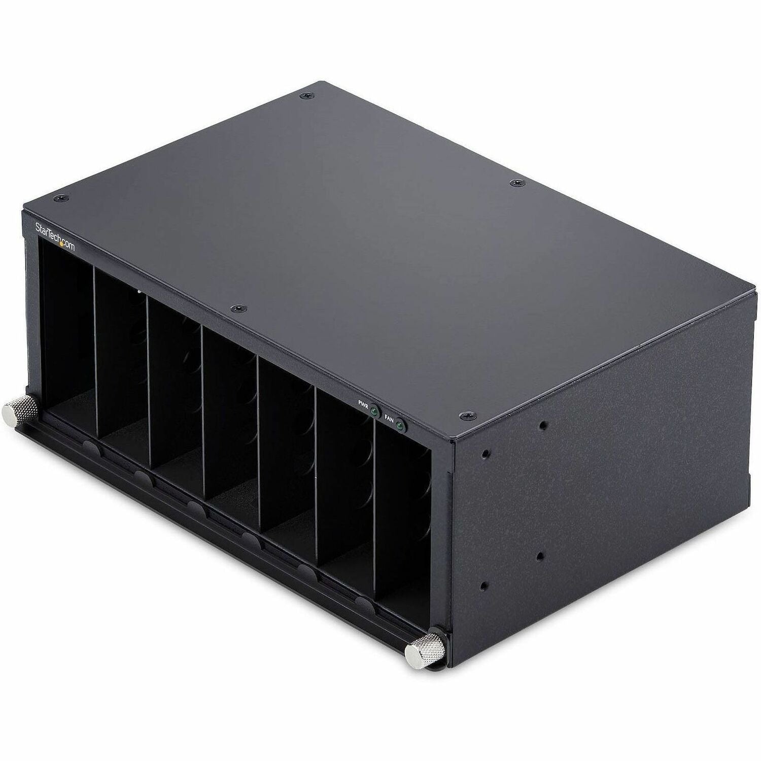 StarTech.com 7-Slot Unmanaged Media Converter Chassis, 10in Rackmount for MCM Media Converter Series, Active Cooling, TAA Compliant - MCM7-MEDIA-CHASSIS