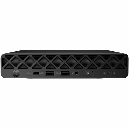 HP ProDesk 4 G1i Desktop Computer - Intel Core Ultra 7 265T - vPro Technology - 32 GB - 512 GB PCI Express NVMe SSD - Mini PC - Jack Black - D32LRUT#ABA