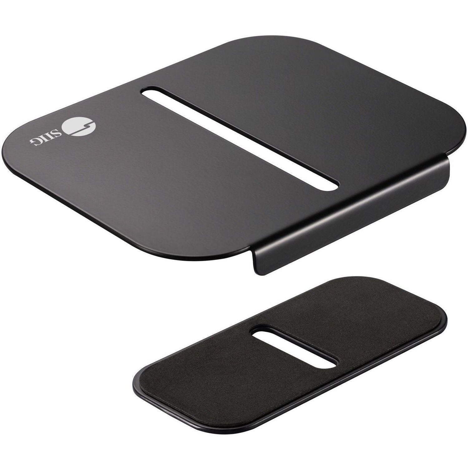 SIIG Adjustable Reinforcement Bracket Mount Plate-black Protects Your Desktop - CE-MT5Q11-S1