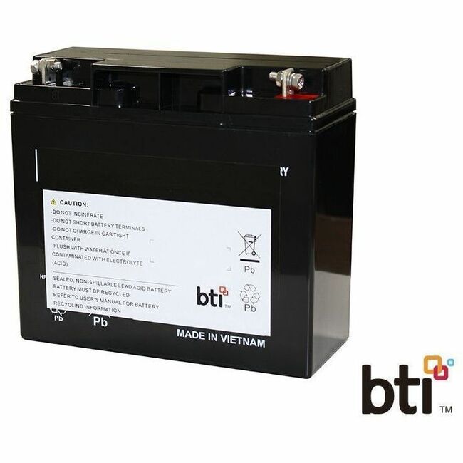 BTI UB12180-BTI 12V 18A 1-CELL T3/F3 SEALED LEAD ACID BATTERY FOR VARIOUS BACK-UP UPS SYSTEMS, ALARM SYSTEMS, GARAGE SYSTEMS - UB12180-BTI