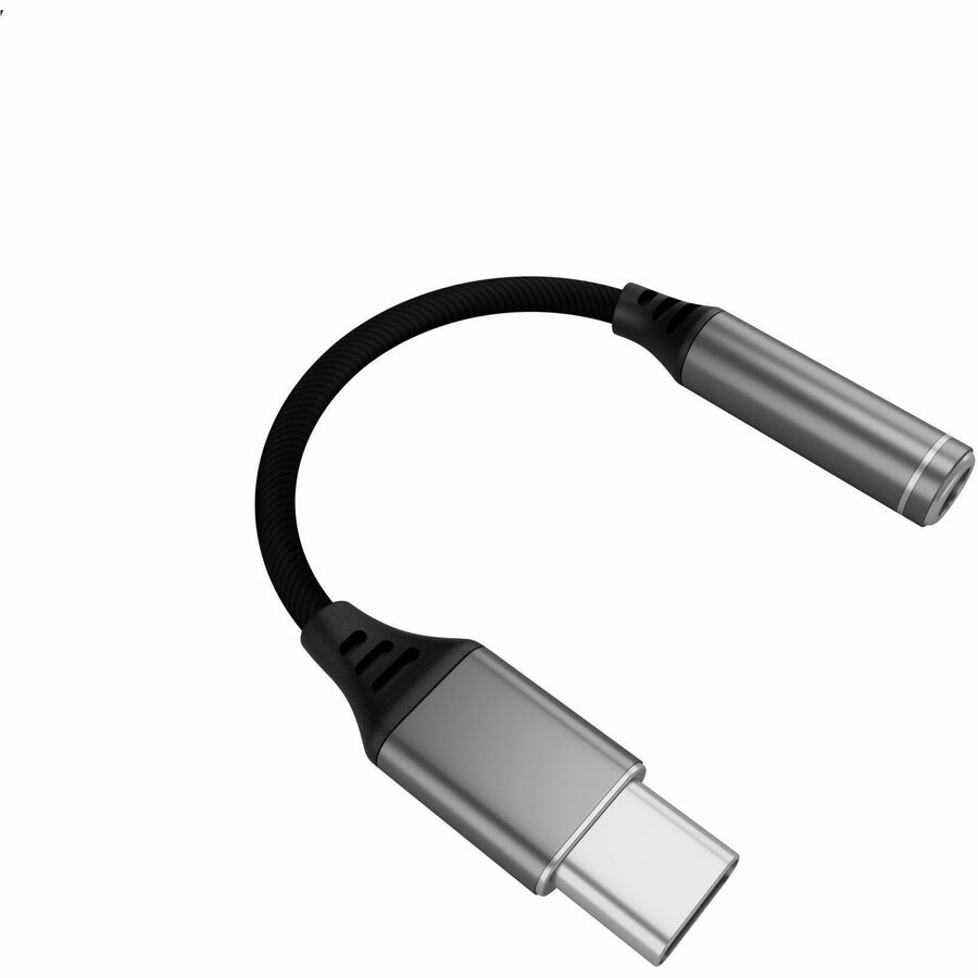 MAXCases Headset Adapter 3.5mm plug to USB-C Connector (Black) - MCA1HPXUSBC