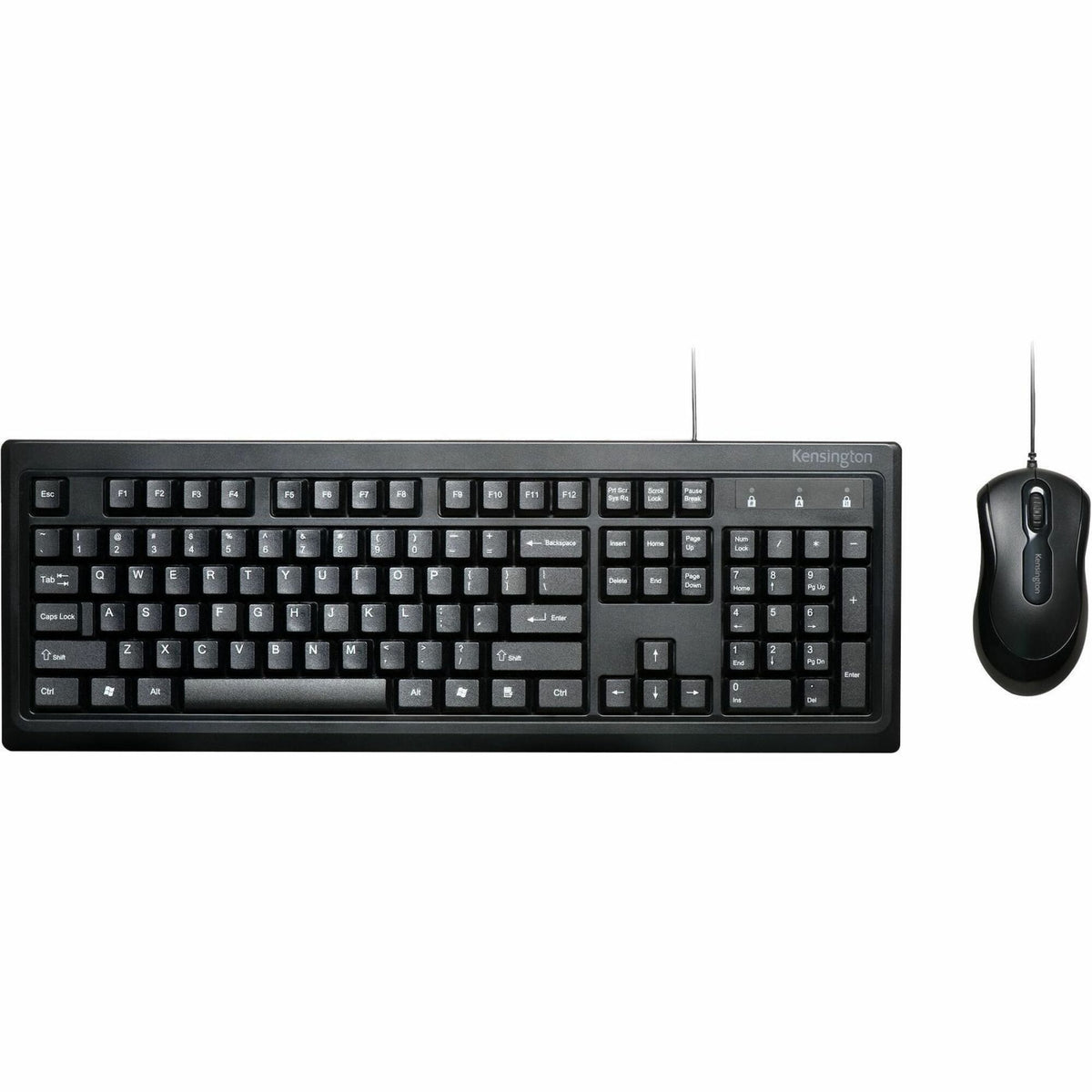 Kensington ValuKeyboard Desktop Set - Wired - K72398NA