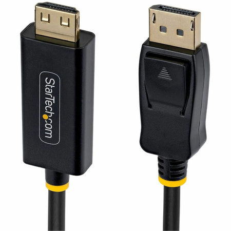 StarTech 10ft DisplayPort to HDMI Adapter Cable with Gripping Connector, 4K 60Hz, HDR, Uni-directional DP to HDMI Video Converter - 10F-DP-HDMI-4K60-GR