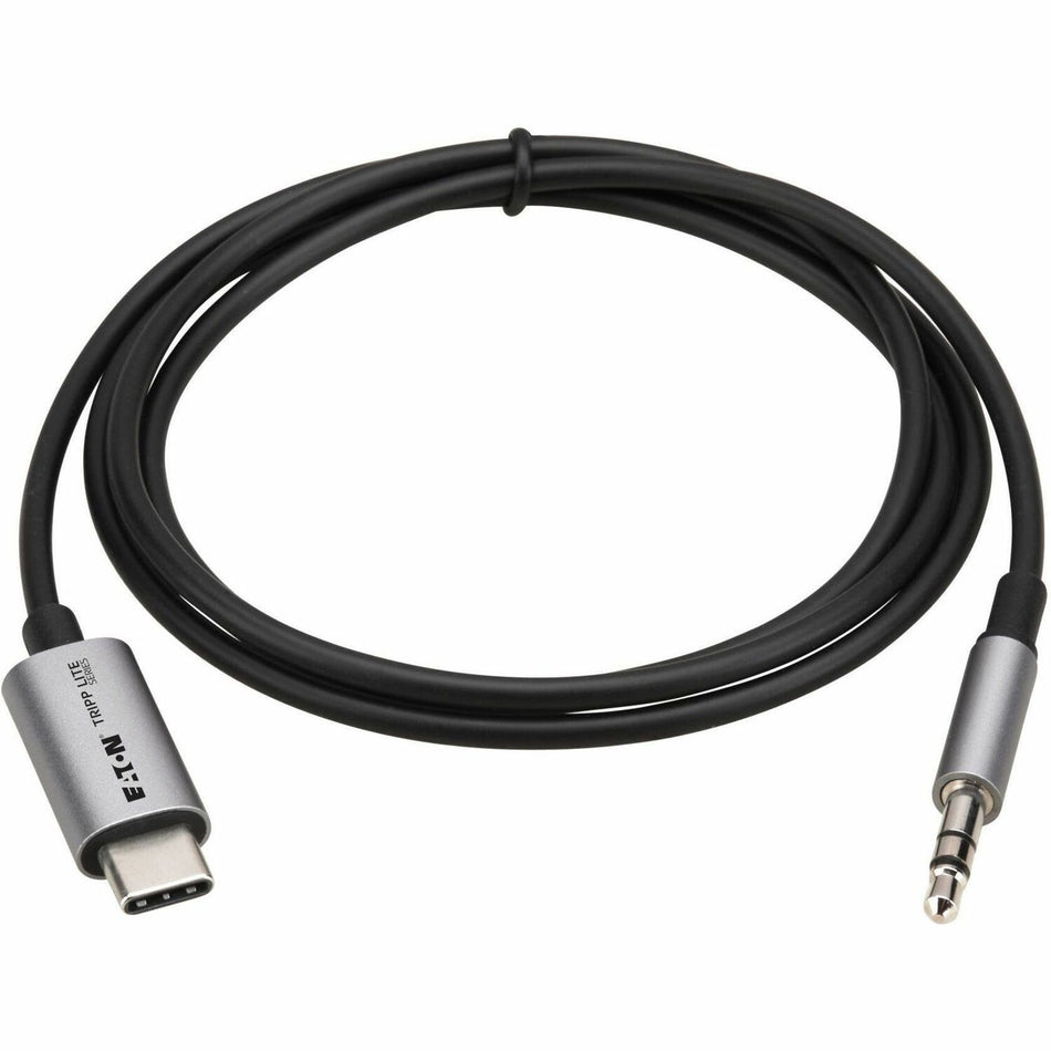 Tripp Lite series USB-C to 3.5 mm Headphone Jack Adapter Cable (M/M), 3 ft. (0.9 m) - U437-MM1-03