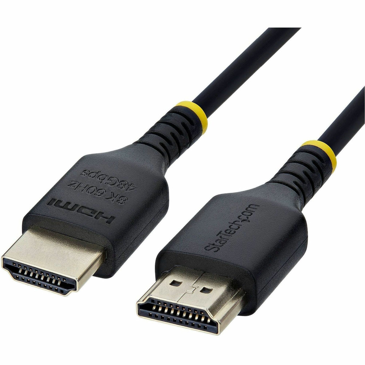 StarTech 6ft (1.8m) Slim Certified Ultra High Speed HDMI Cable, 8K 60Hz/4K 120Hz, Ultra Slim and Flexible HDMI 2.1 Cable, 8K HDMI Cord - HDMI21-CBL-SLIM-6F