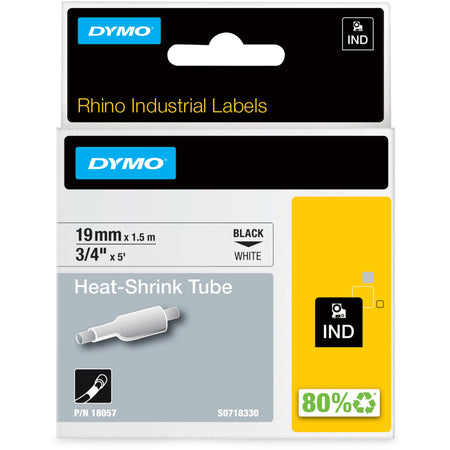 Dymo Rhino Heat Shrink Tube Labels - 18057