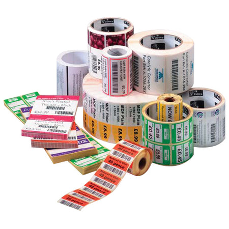 Zebra Label Paper 4 x 1.5in Thermal Transfer Zebra Z-Select 4000T 1 in core - 800274-155