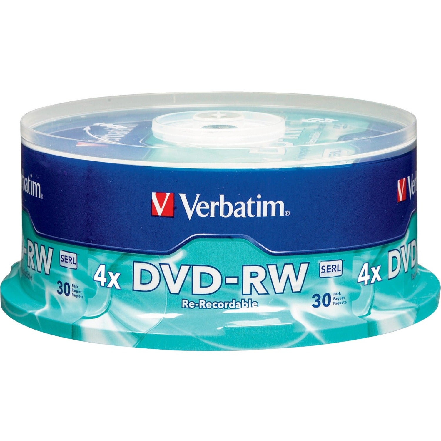 DVD-RW 4.7GB 4X with Branded Surface - 30pk Spindle - 95179