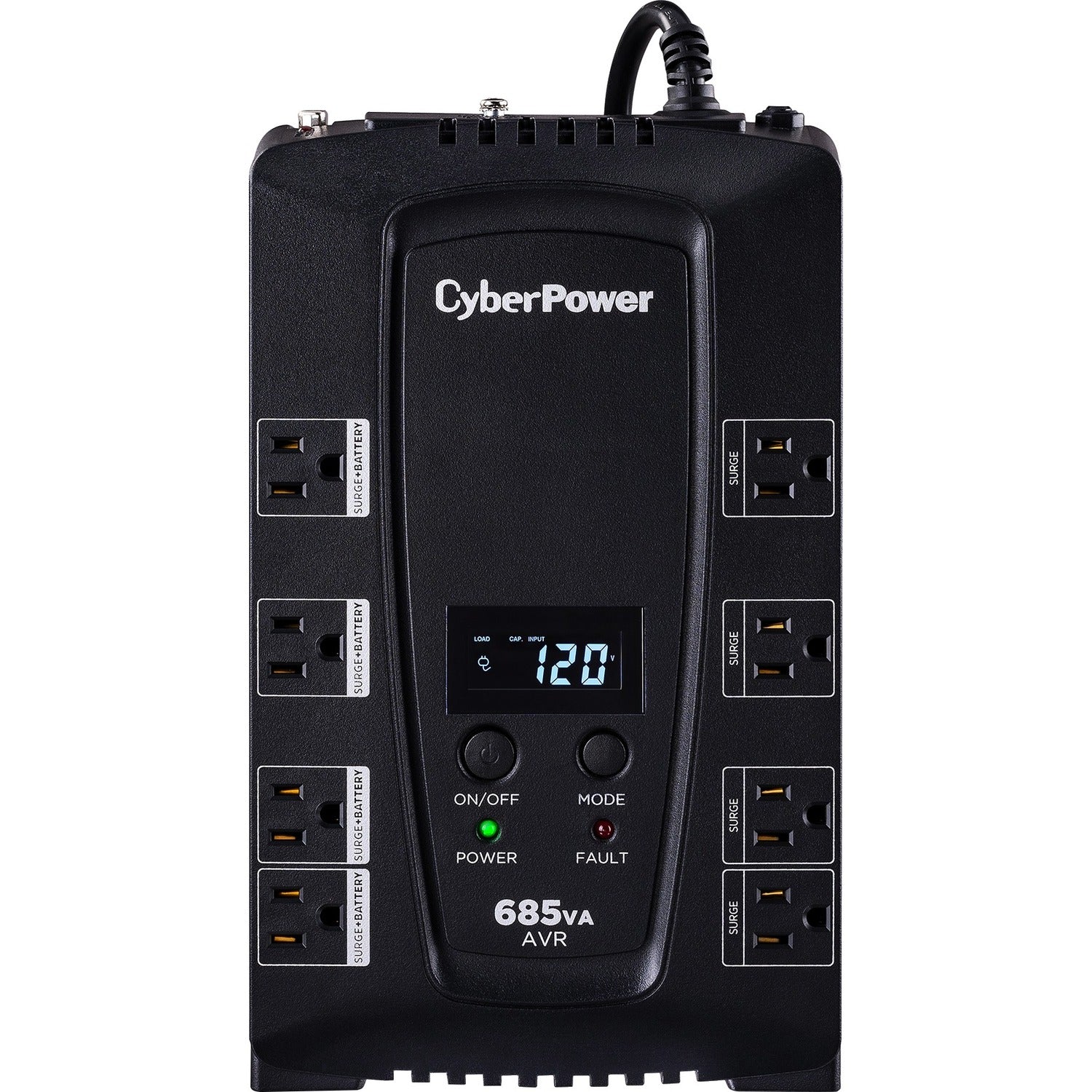 CyberPower CP685AVRLCD Intelligent LCD UPS Systems - CP685AVRLCD