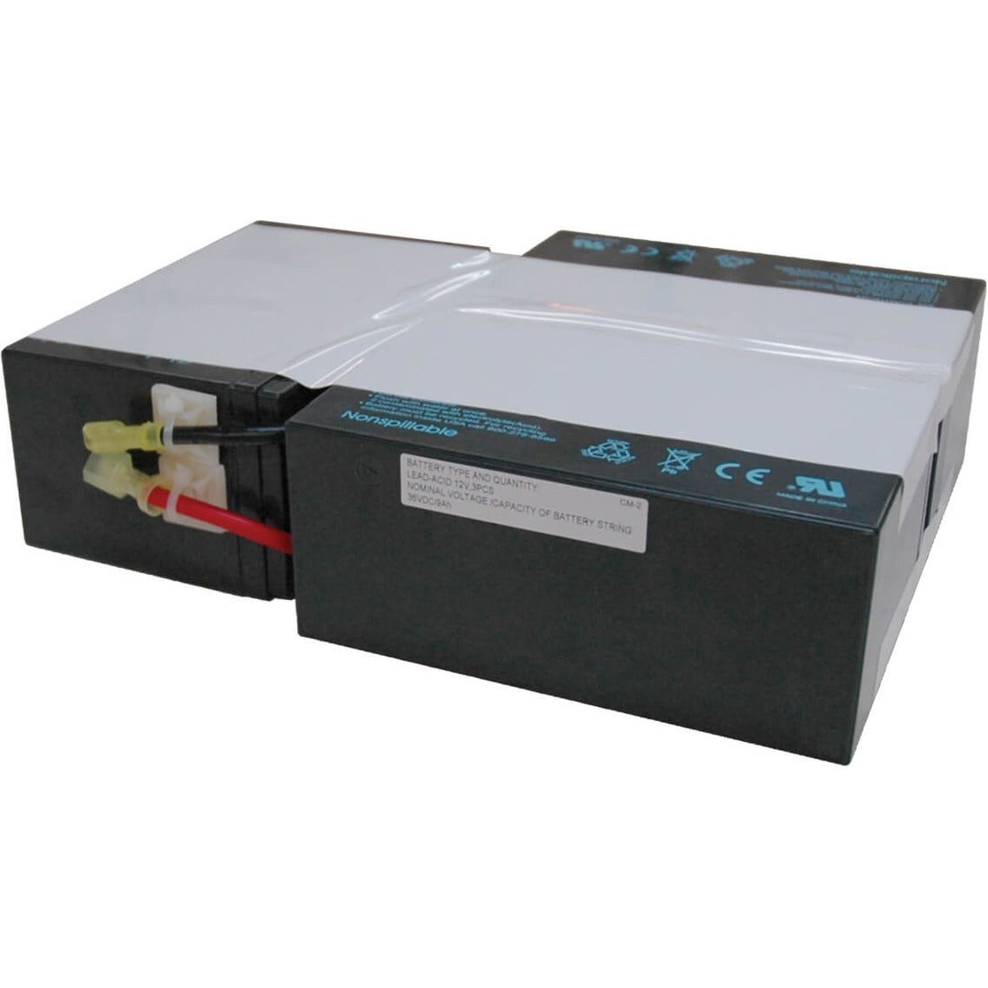 Tripp Lite by Eaton 2U UPS Replacement Battery Cartridge 36VDC for select SmartPro UPS Systems 1 set of 3 - RBC93-2U