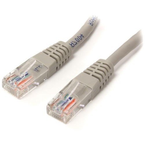 StarTech.com 1 ft Gray Molded Cat5e UTP Patch Cable - M45PATCH1GR
