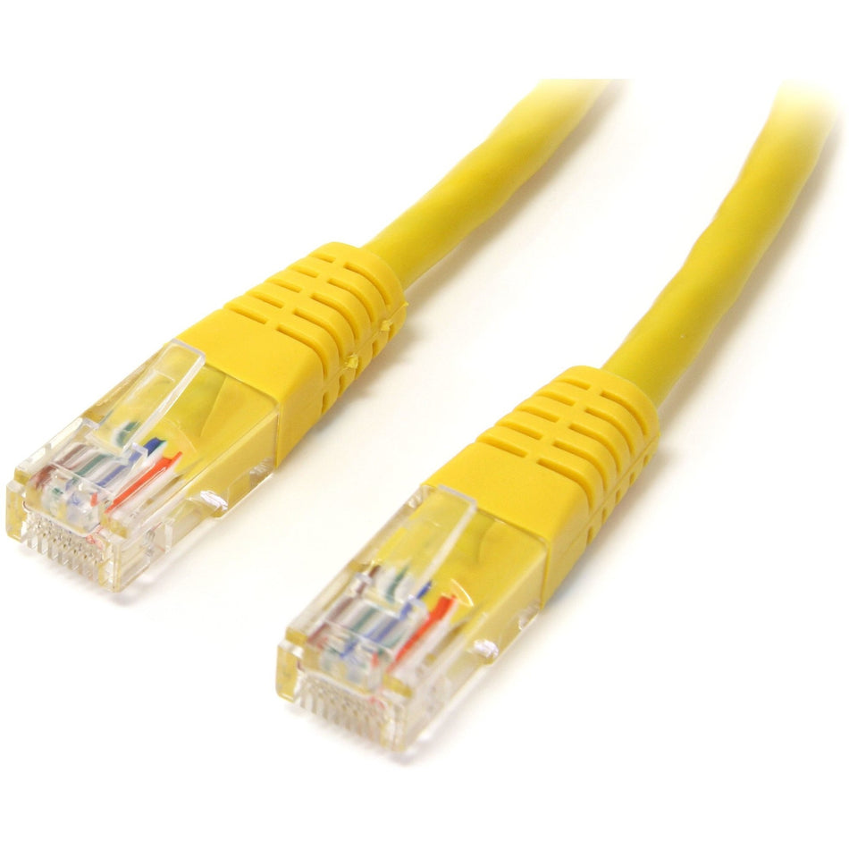 StarTech.com 2 ft Yellow Molded Cat5e UTP Patch Cable - M45PATCH2YL