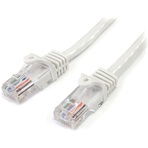 StarTech.com 25 ft White Snagless Cat5e UTP Patch Cable - 45PATCH25WH