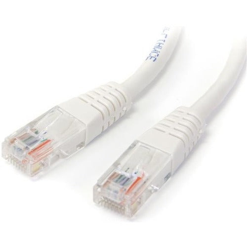 StarTech.com 25 ft White Molded Cat5e UTP Patch Cable - M45PATCH25WH