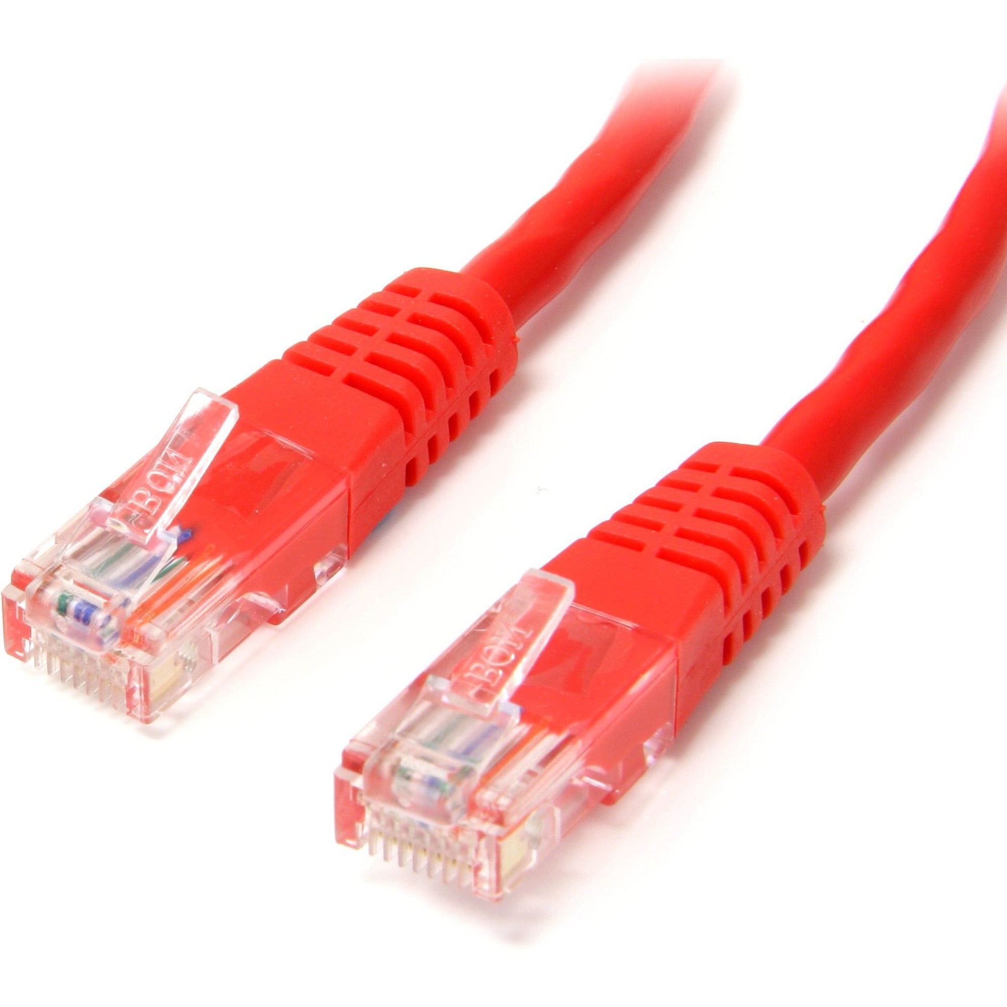 StarTech.com 15 ft Red Molded Cat5e UTP Patch Cable - M45PATCH15RD