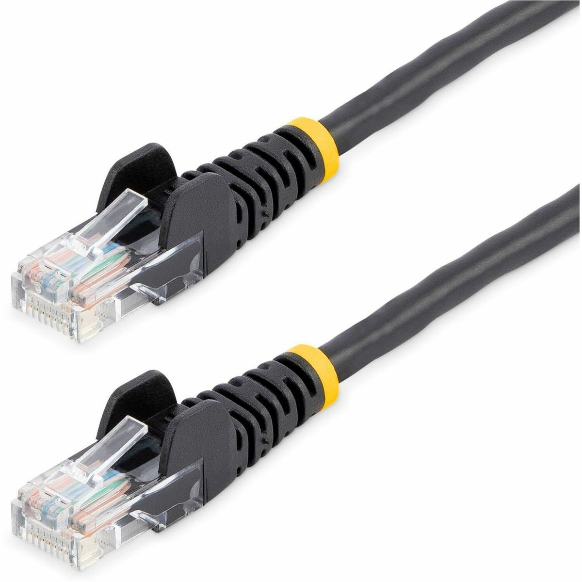 StarTech.com 50 ft Black Cat5e Snagless UTP Patch Cable - 45PATCH50BK