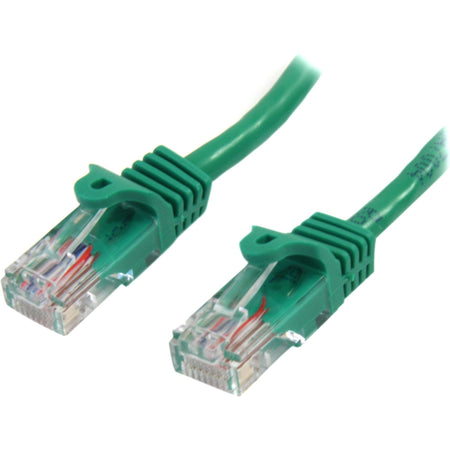 StarTech.com 6 ft Green Cat5e Snagless UTP Patch Cable - 45PATCH6GN