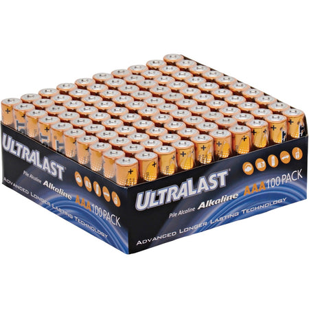 NABC UltraLast ULA100AAAB AAA Size Battery Bulk Value Pack - ULA100AAAB