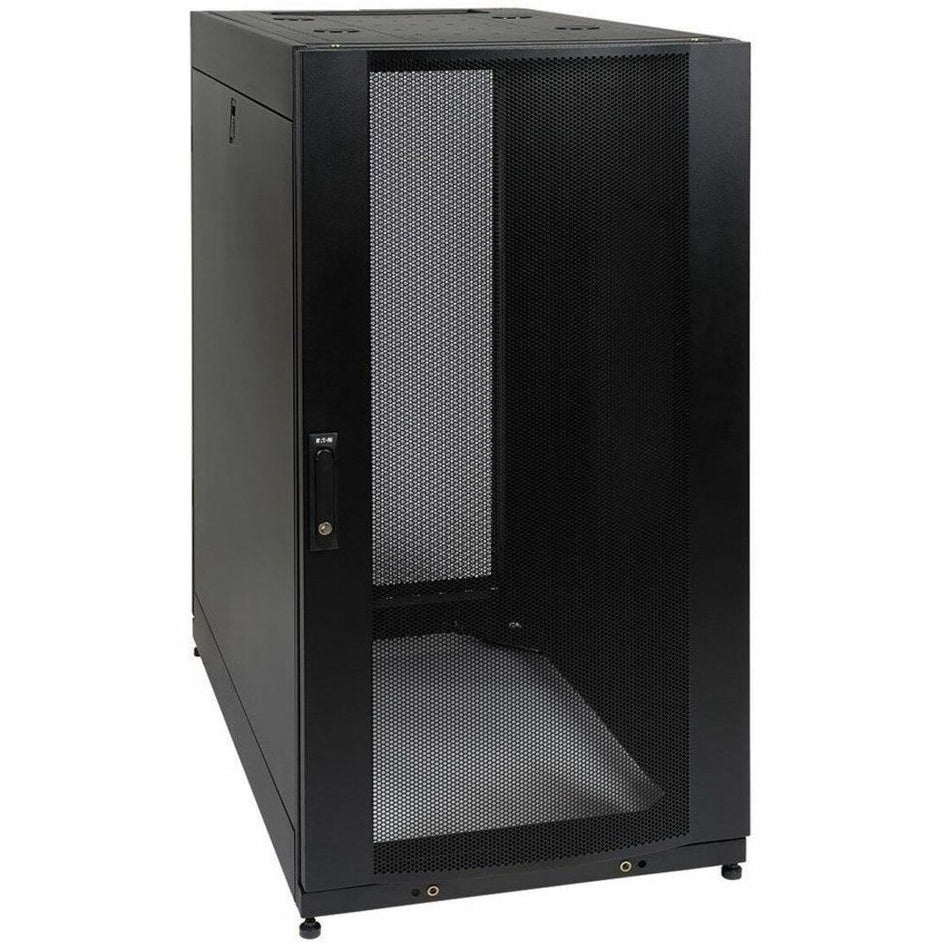 Tripp Lite by Eaton 25U SmartRack Standard-Depth Half-Height Server Rack Enclosure Doors and Side Panels - SR25UB