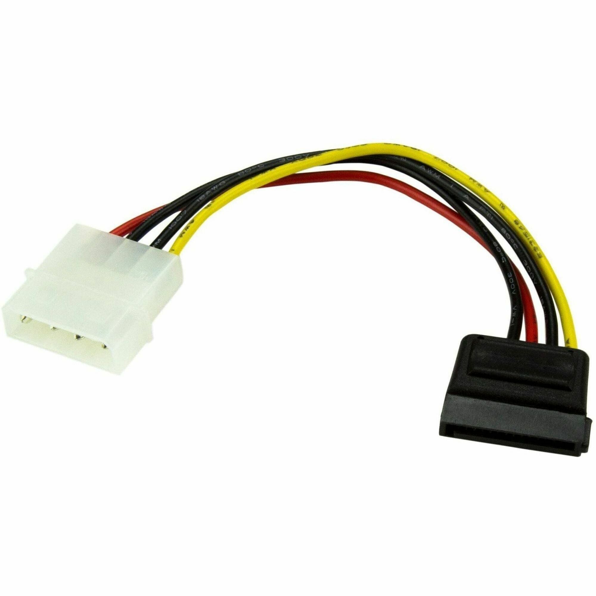 StarTech.com 6in 4 Pin LP4 to SATA Power Cable Adapter - SATAPOWADAP