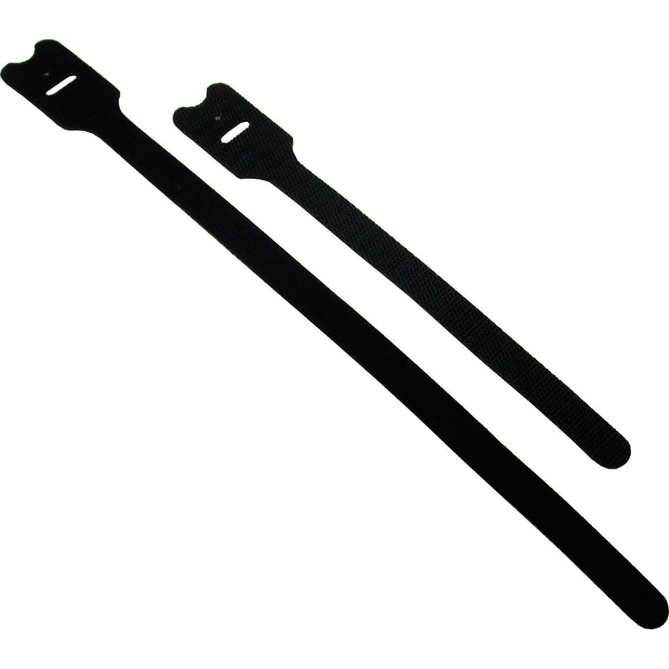 C2G 8in Screw-mountable Hook-and-Loop Cable Ties - 10pk - 29850