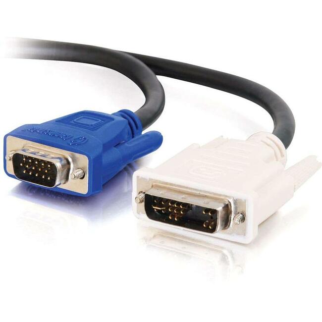 C2G 6.6ft DVI to VGA Video Adapter Cable - DVI-A to HD15 VGA - M/M - 26954