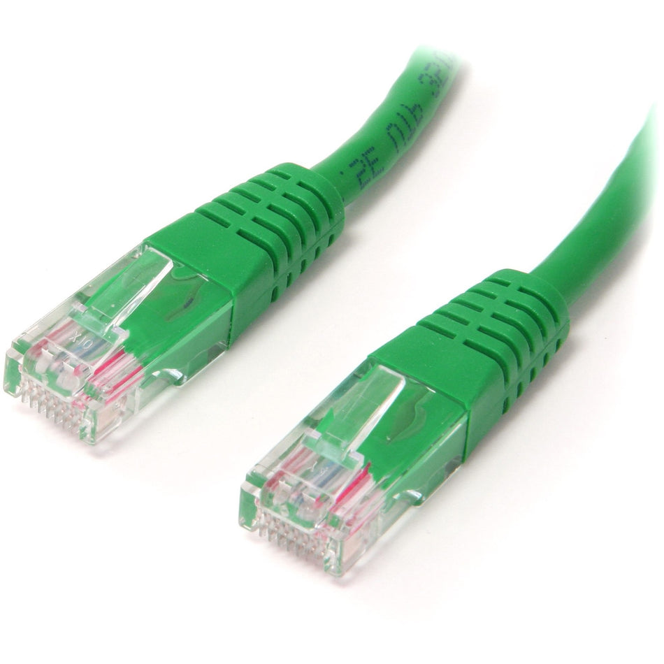 StarTech.com 10 ft Green Molded Cat5e UTP Patch Cable - M45PATCH10GN