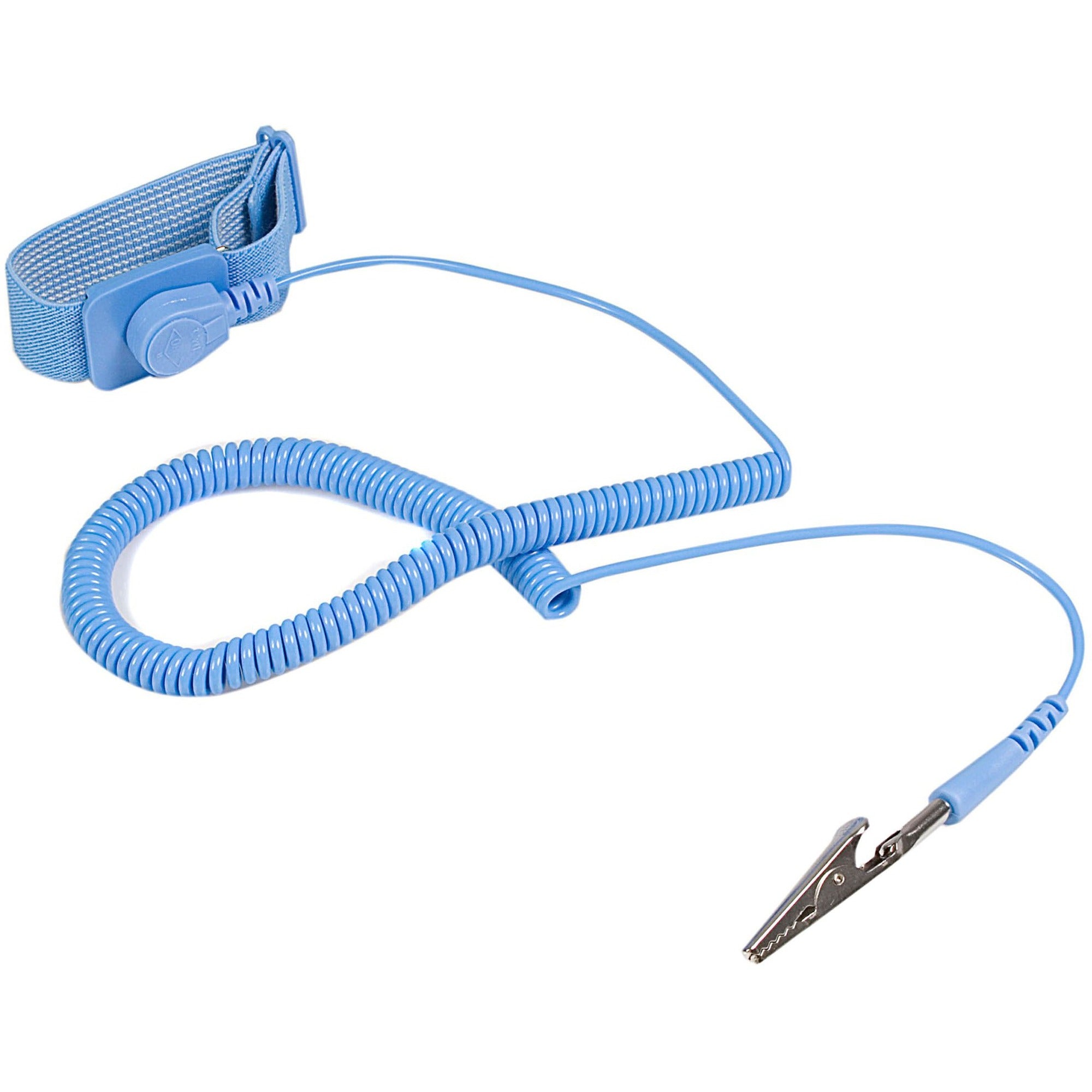 StarTech.com ESD Anti Static Wrist Strap Band with Grounding Wire - AntiStatic Wrist Strap - Anti-static wrist band - SWS100