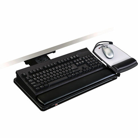 3M Adjustable Keyboard Tray with Adjustable Keyboard and Mouse Platform - AKT80LE