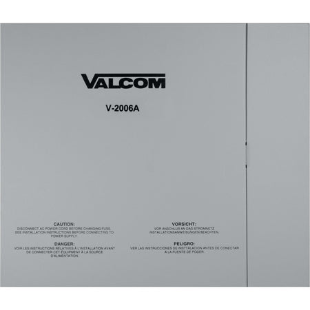 Valcom 6 Zone One-Way Page Control with Power - V-2006A