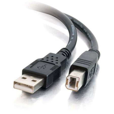 C2G 16.4ft USB A to USB B Cable - USB A to B Cable - USB 2.0 - Black - M/M - 28104