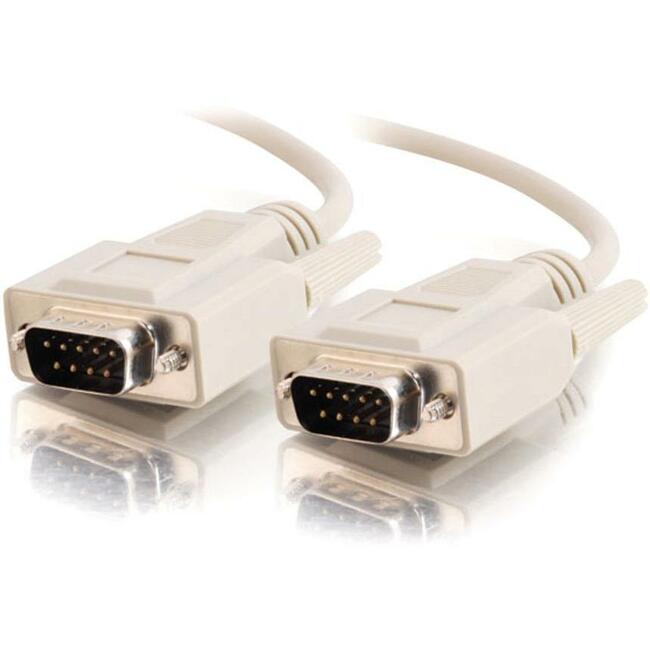 C2G 10ft DB9 M/M Cable - Beige - 09449