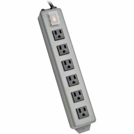 Tripp Lite by Eaton Waber Industrial Power Strip Metal Lighted Power Switch 6-Outlet 6 ft. (1.83 m) Cord - 6SP