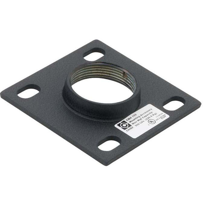 Chief 4" Ceiling Plate - Black - CMA-105