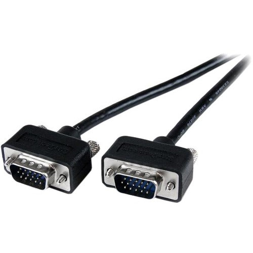 StarTech.com Thin Coax High Res VGA Monitor Cable with LP Connectors - SVGA - Low Profile Connectors - HD15 (M) - HD15(M) - MXT101MMLP15