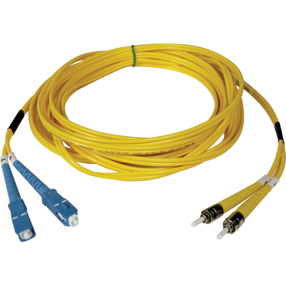 Eaton Tripp Lite Series Duplex Singlemode 9/125 Fiber Patch Cable (SC/ST), 1M (3 ft.) - N354-01M