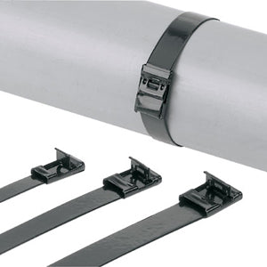 PANDUIT Pan-Steel MSC Series Nylon Coated Stainless Steel Strap - MSC4W38T15-L6