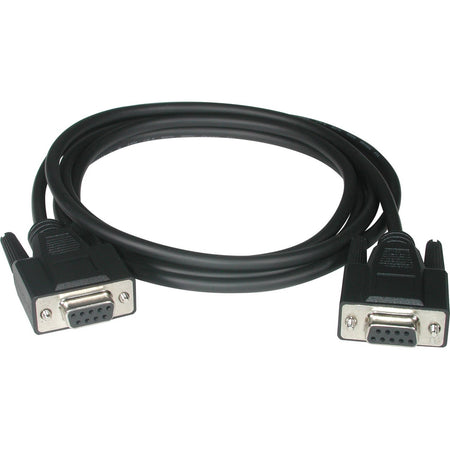 C2G 6ft DB9 F/F Null Modem Cable - Black - 52038