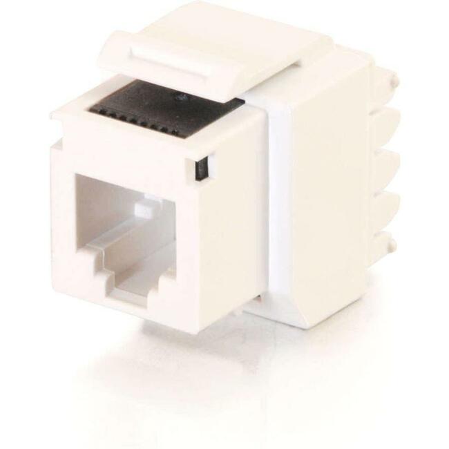 C2G Cat3 RJ12 Keystone Jack - White - 03801